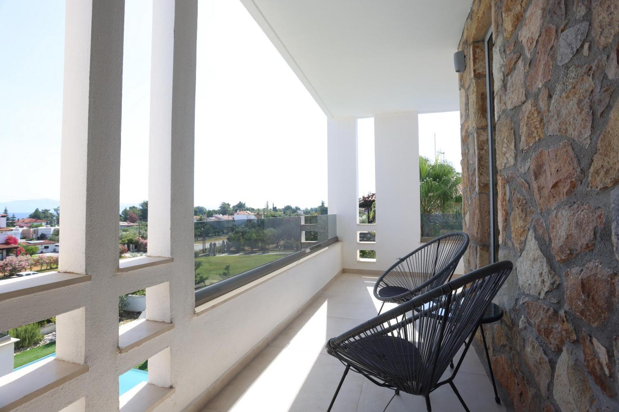 Villa Douglas - Private Pool, Bbq, 4Bdrms, View Pefkochori Exterior photo